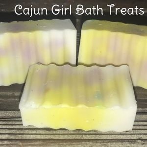 Lemon lavender goat milk bar soap